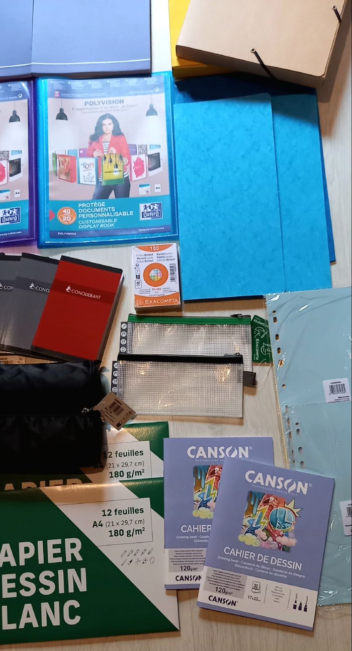 Lot de fournitures scolaires neuves - photo numéro 4