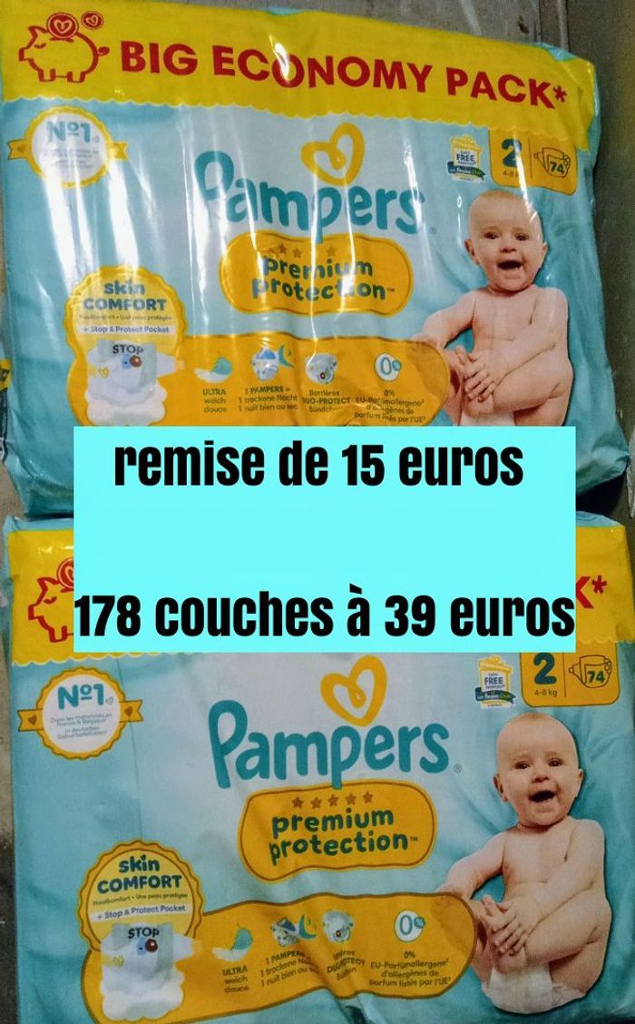 Taille 2 Pampers premium