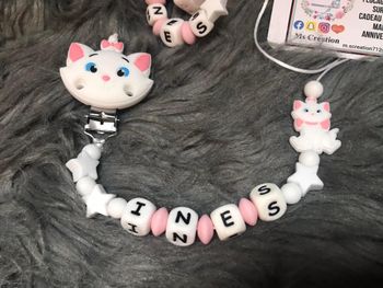 Attache tétine personnalisé marie