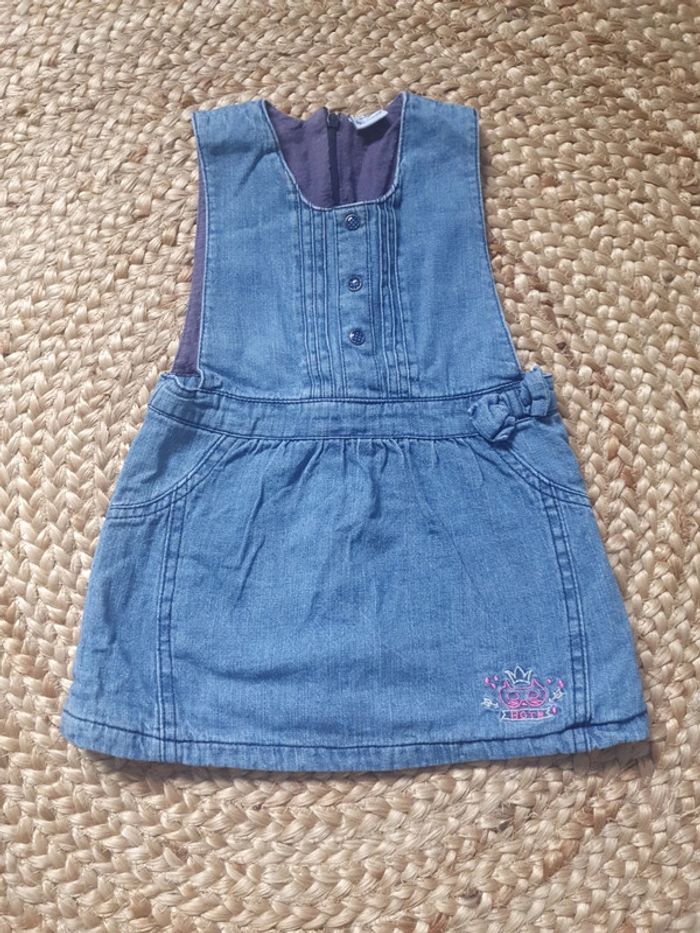 Robe en jeans 3 pommes 18 mois