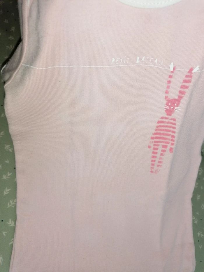 Lot de 3 bodies MC Petit Bateau 12 mois - photo numéro 4