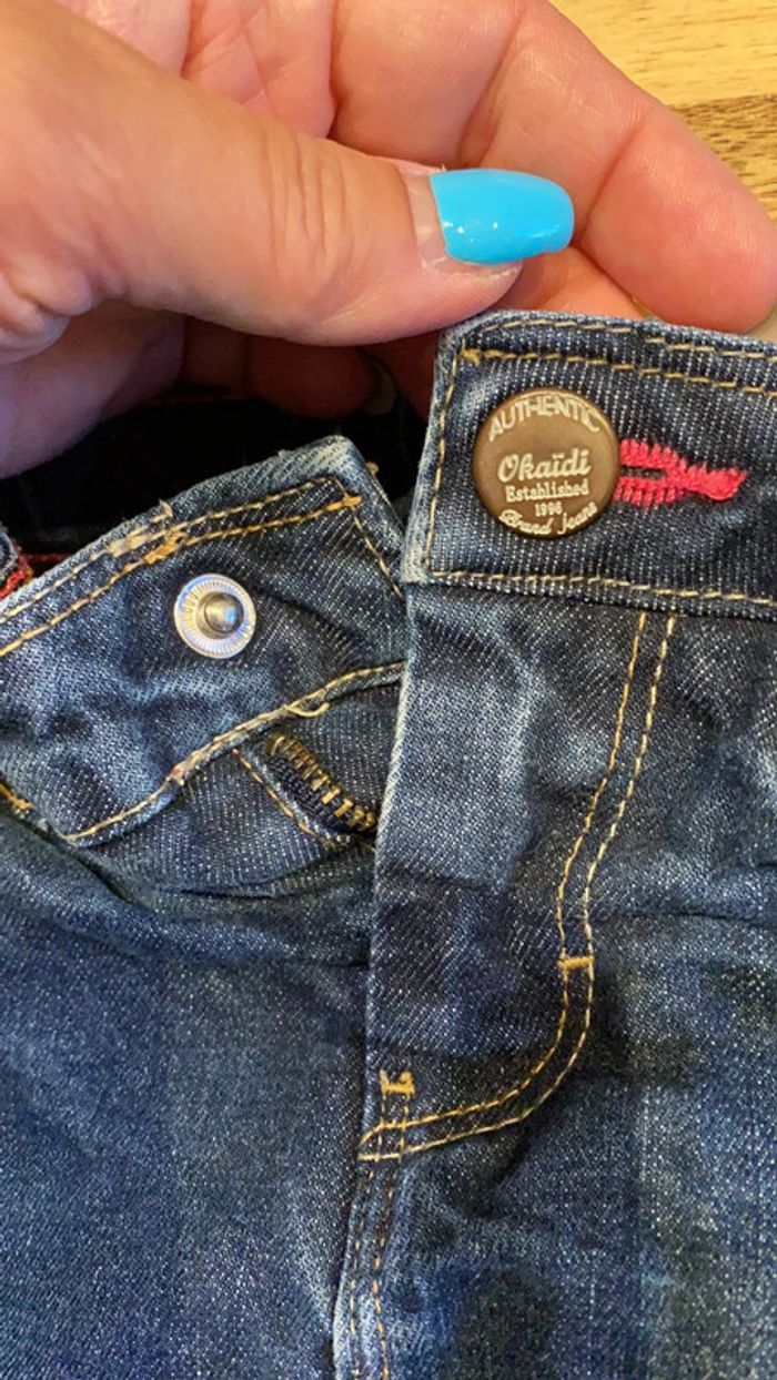 Jupe en jean bleue - photo numéro 3