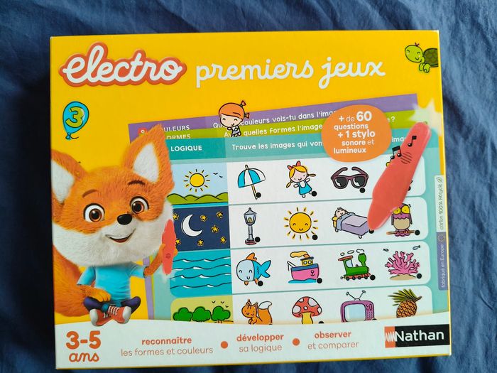 Jeu électro premiers jeux de Nathan stylo 3-5 ans