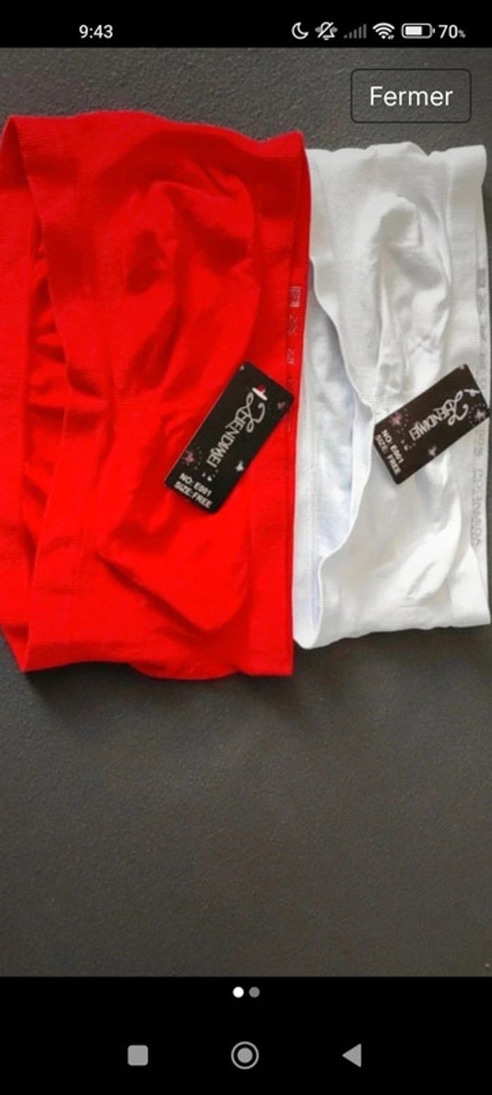 Lot de deux brassière soutien gorge