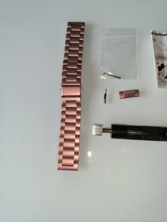 bracelet acier galaxy watch active 2/watch 4 - photo numéro 2