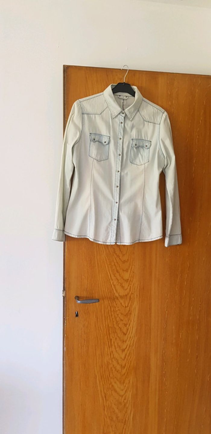chemise imitation jeans