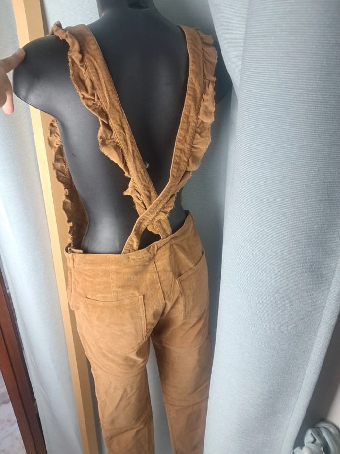 Emile et Ida salopette velour marron T.38 en tbe - photo numéro 11