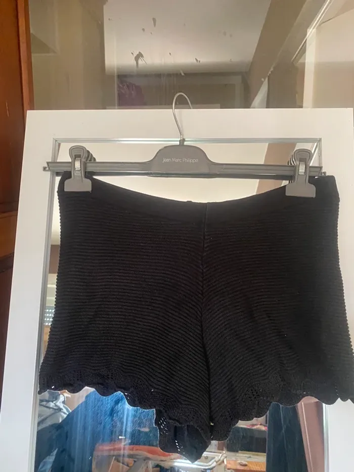 Short en maille côtelé crochet - photo numéro 7