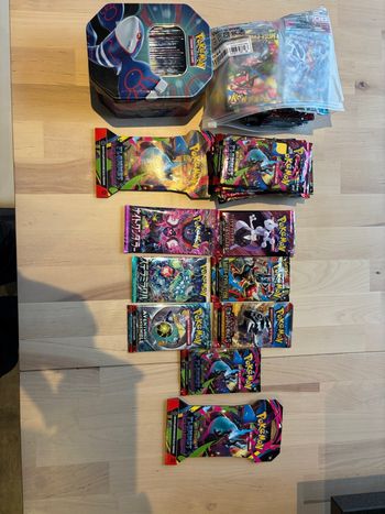 Vends lot de booster ouvert
