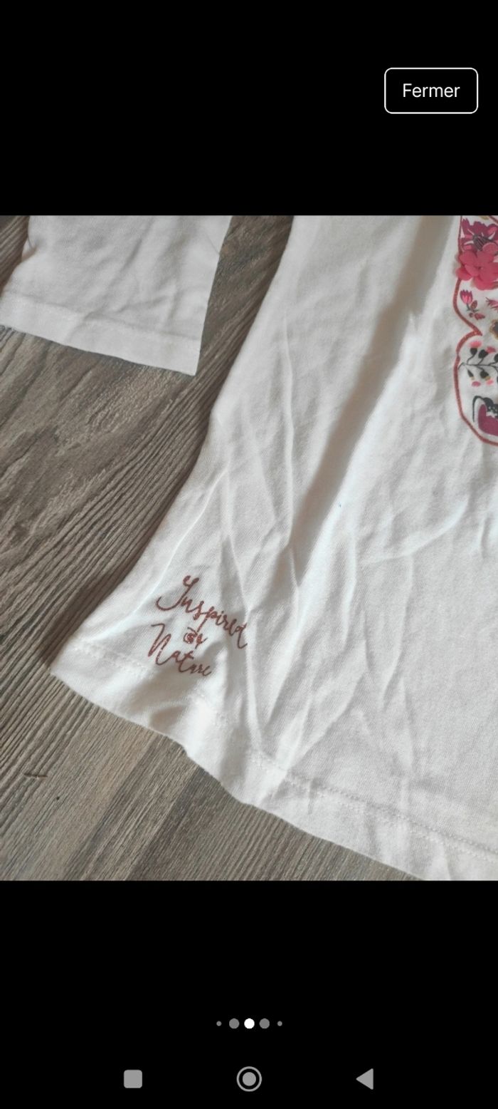 Lott legging et t-shirt manches longues imprimé papilllon - photo numéro 5
