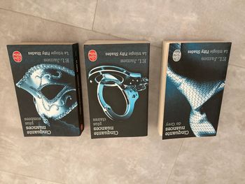 Livre trilogie, 50, nuances de grey