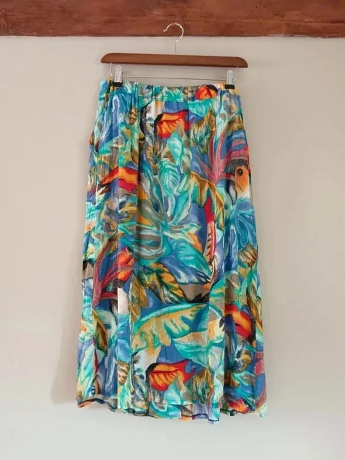 Jupe multicolore toucans - photo numéro 7