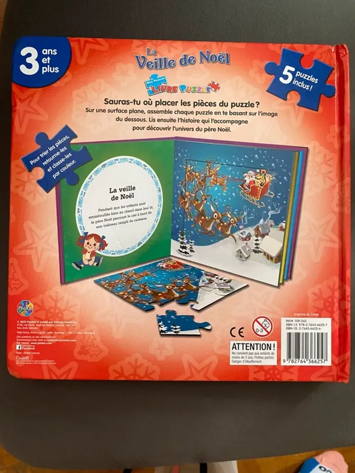 Livre puzzle « la veille de Noël » - photo numéro 2