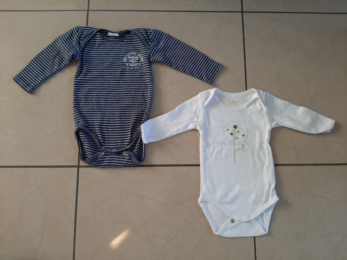 Lot de 4 bodys manches longues 6 mois - photo numéro 4