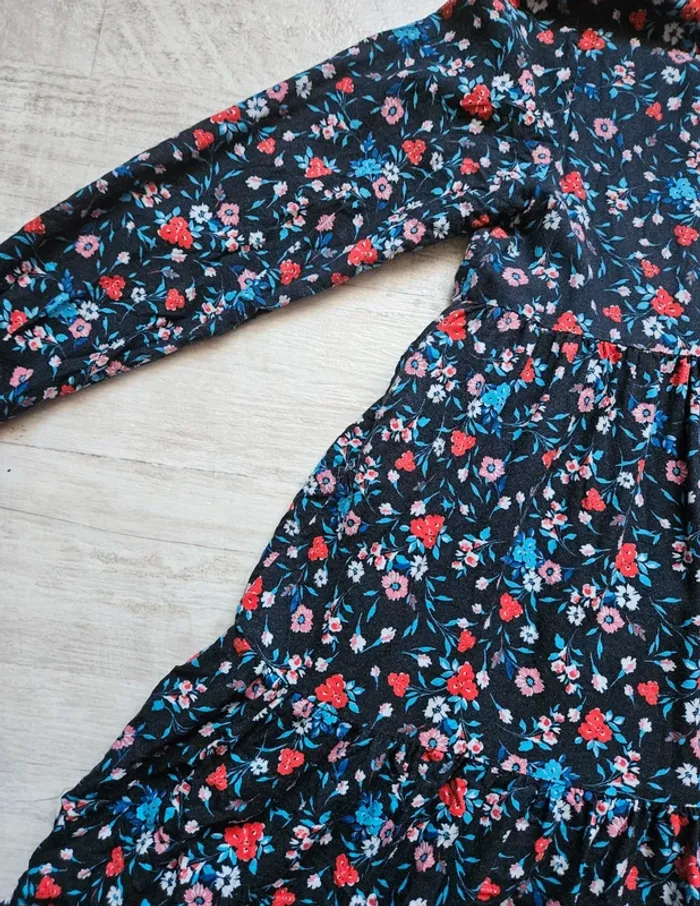 Robe manches longues fleurie 10 ans - photo numéro 4