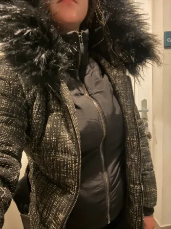 Blouson épais double fermeture
