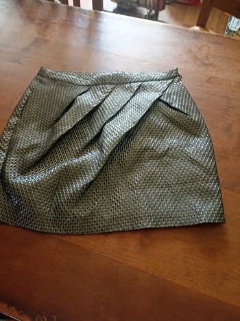 Jupe argenté