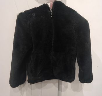 Manteau veste doudoune fourrure fille 8 ans