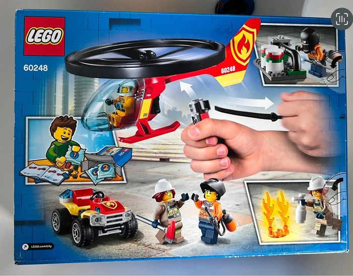 Lego 60248 intervention de l’hélicoptère des pompiers neuf et emballé - photo numéro 2
