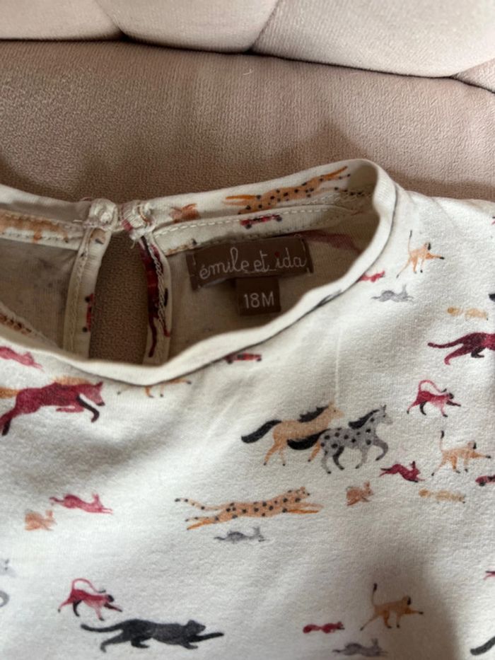 Ensemble pantalon velours grosses côtes et t-shirt 18 mois - Émile et Ida - photo numéro 7