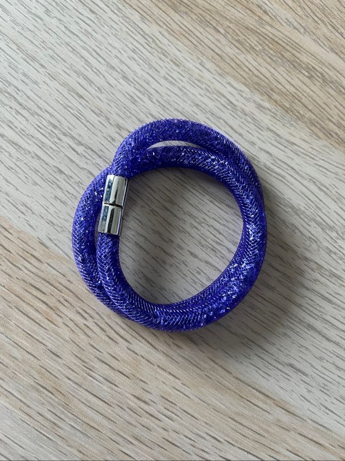 Bracelet violet Swarovski - photo numéro 4