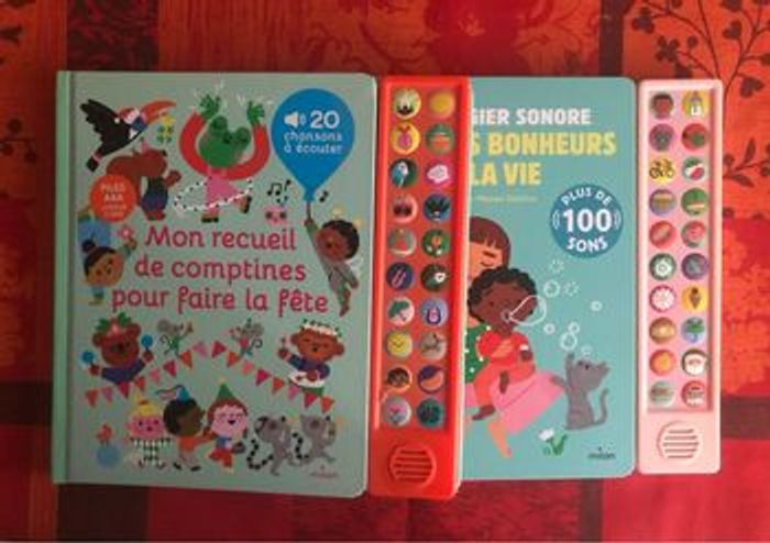 Lot livres sonores / musicaux