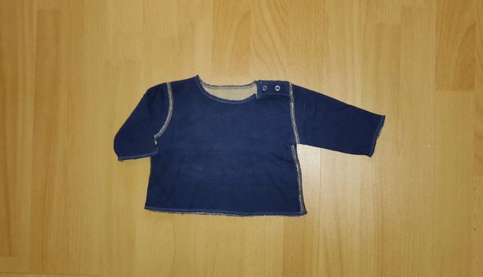 Tee-shirt manches longues petit bateau 3 mois