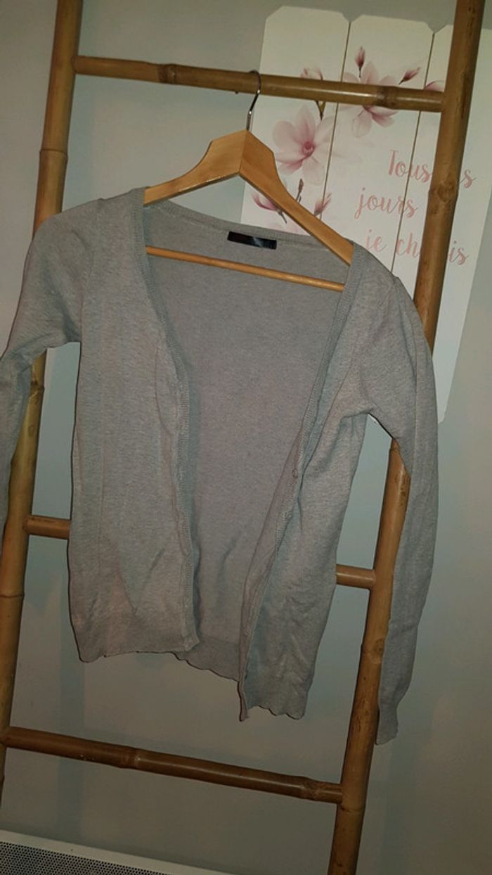 Gilet legé gris