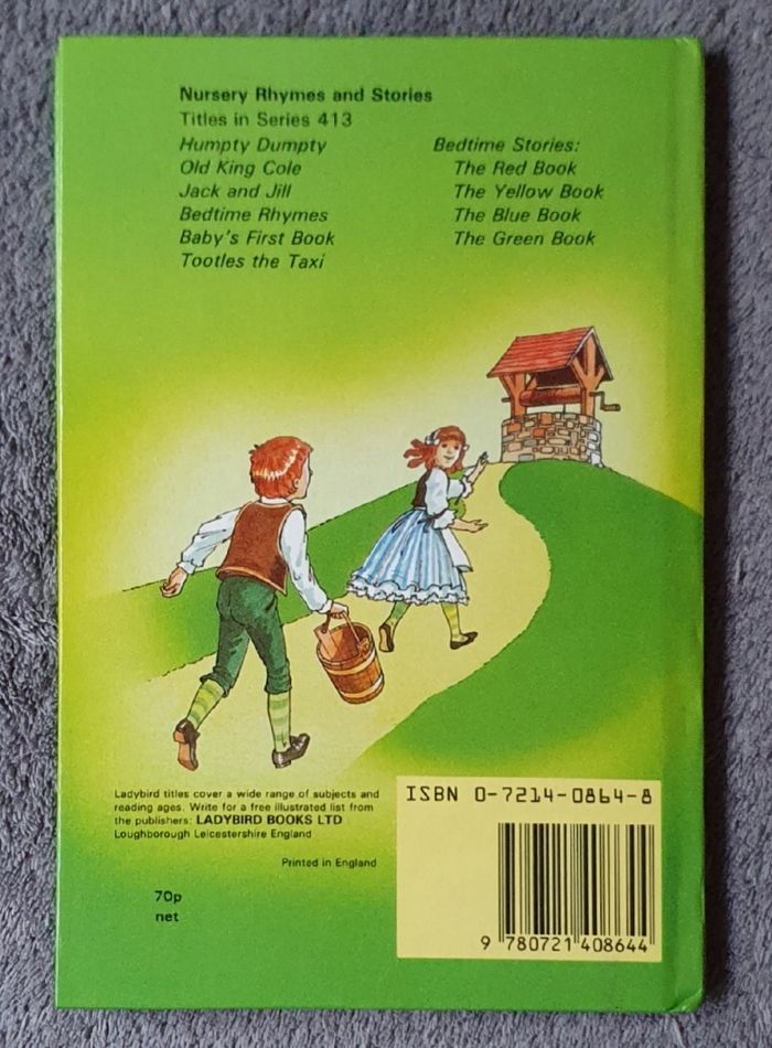 Livre Jeunesse en anglais "Jack and Jill and other nursery rhymes" (6-9 ans) / Éd. Ladybird - photo numéro 2