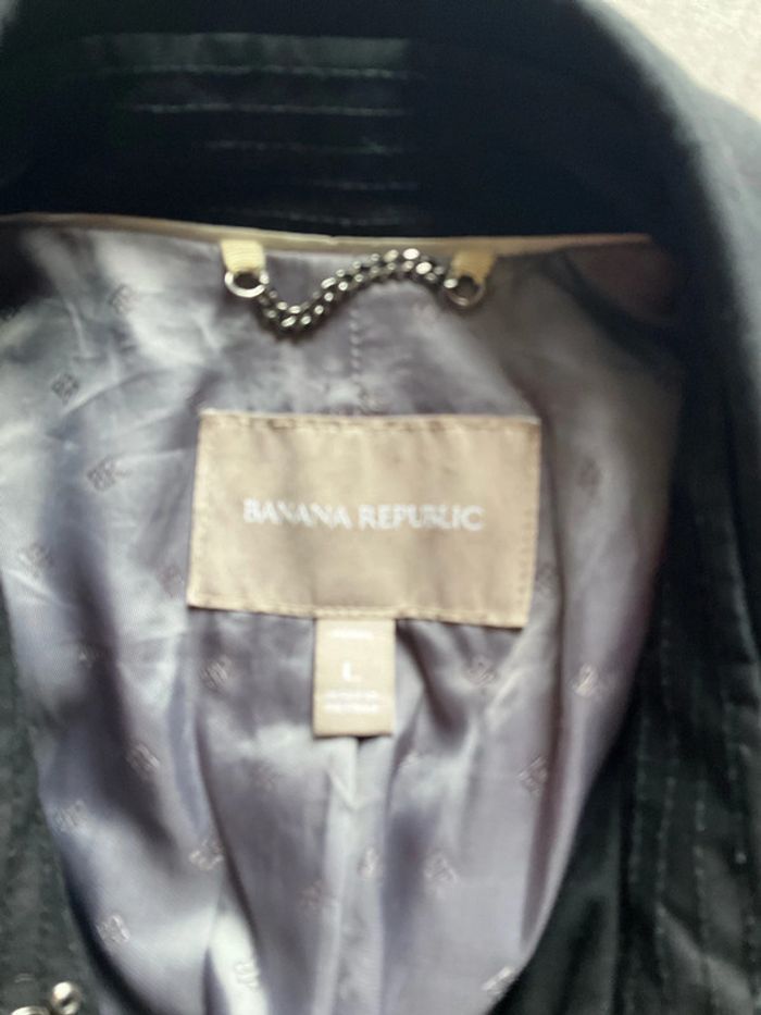 Imperméable noir cintré Banana Republic - photo numéro 7