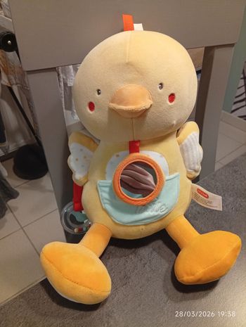 Peluche poussin d'activité 