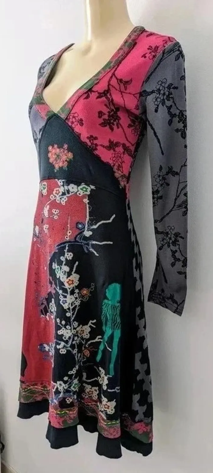 Robe manches longues - Desigual - taille M - photo numéro 3