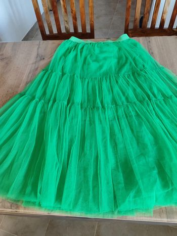 Jupe longue verte JS Millenium taille L : Élégance bohème assurée
