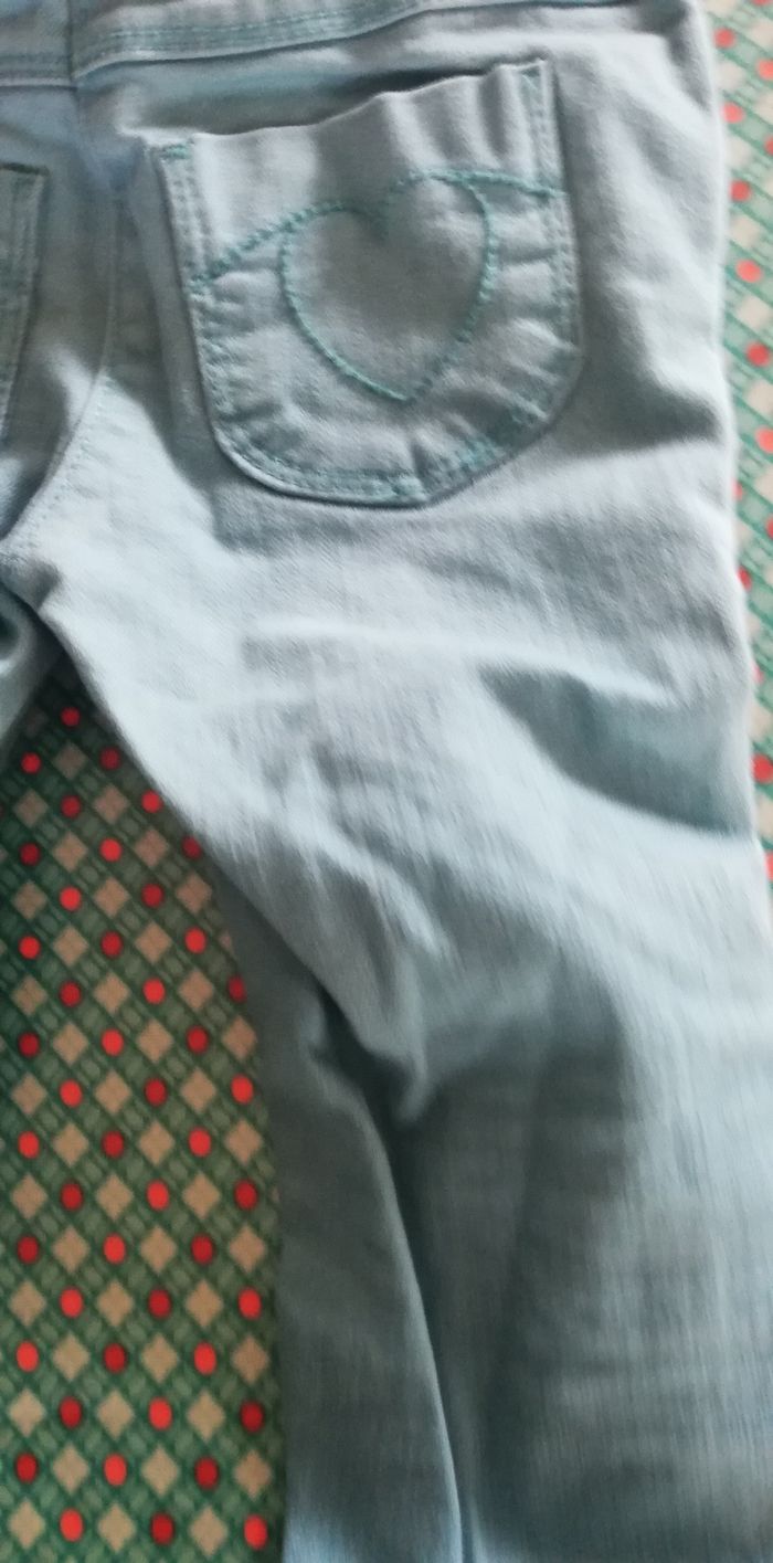 Vertbaudet pantalon 3 ans turquoise - photo numéro 6