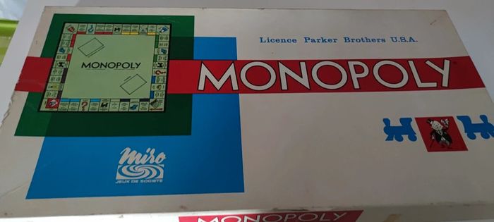 Jeu Monopoly parker 1961 USA