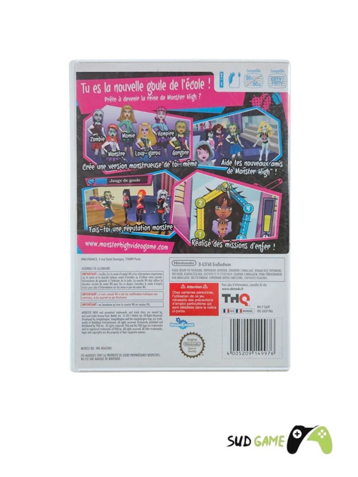 Nintendo Wii # Monster Hight Lycée d'enfer # - photo numéro 2