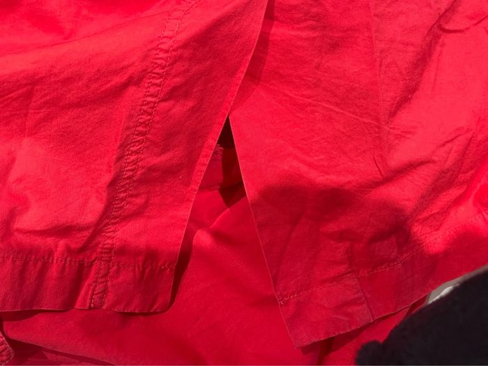Nice things trench coat sans capuche Rouge taille S - photo numéro 10