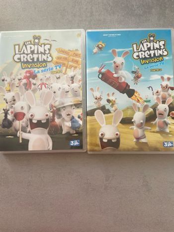 Lot dvd lapins cretins