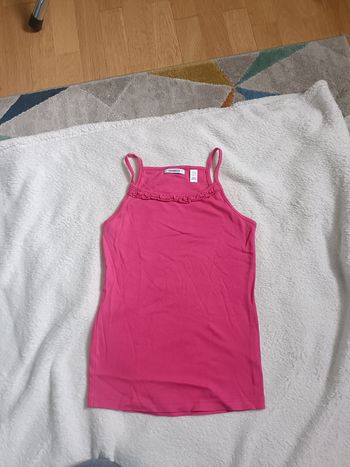Débardeur fushia Okaïdi 10 ans