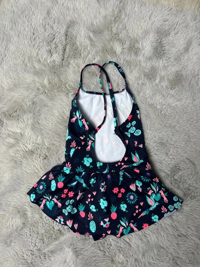 Maillot de bain jupe fleurie taille 3 ans - photo numéro 2