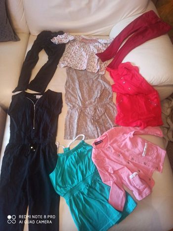 Lot 8 vêtements fille 3 ans