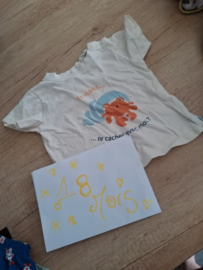 Tee shirt mot d'enfants - photo numéro 2