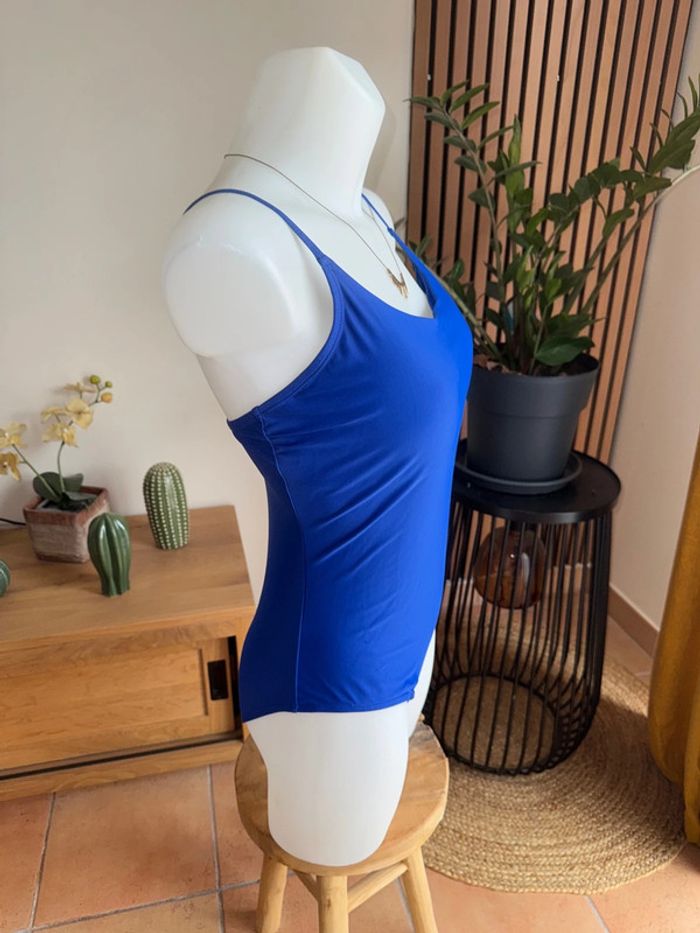 Maillot de bain bleu 1 pièce - photo numéro 3