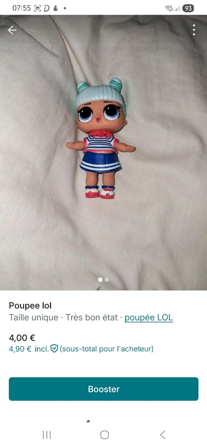 Figurine poupée lol
