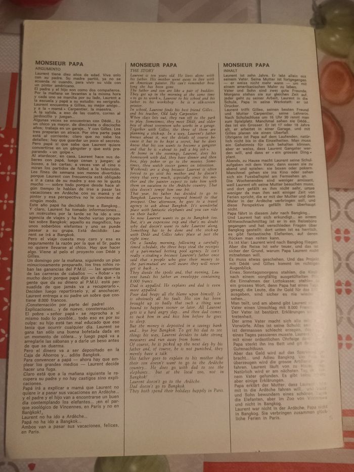 Affiche et synopsis du film : Monsieur papa - photo numéro 2