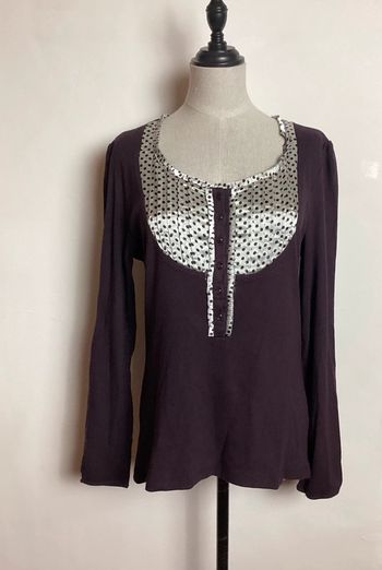 Blouse violette Caroll 44