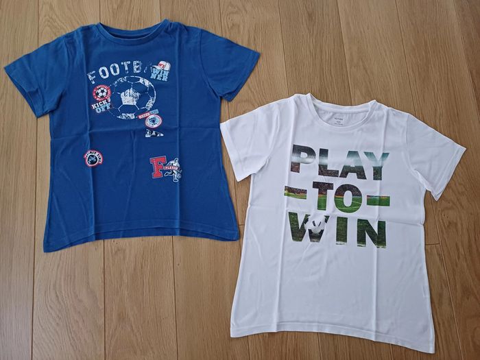 Lot de 2 tee-shirts en 12 ans