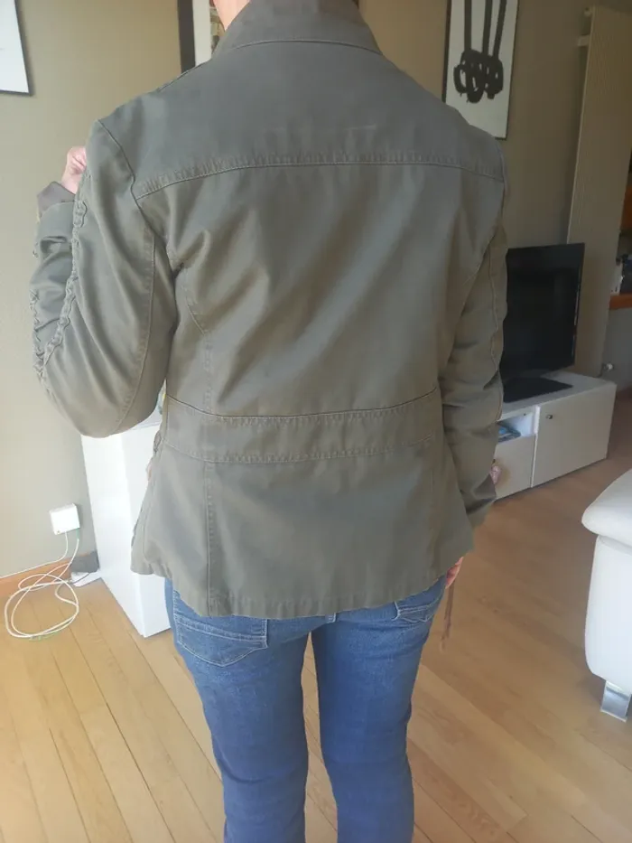 Blouson coton façon jean - photo numéro 2