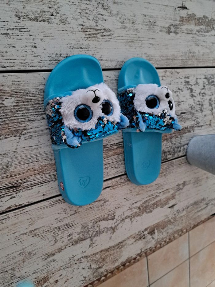 Claquettes Peluche à sequins Slush le chien - - photo numéro 3