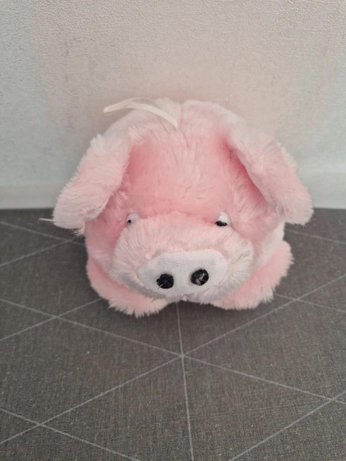 Peluche petit Cochon rose - photo numéro 2